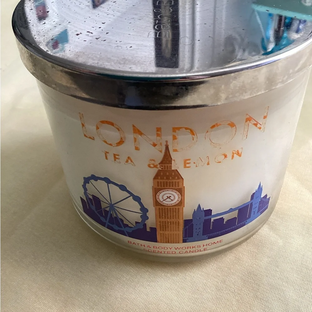 Bath & Body Works London Tea & Lemon Candle New